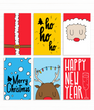Набор детских новогодних мини-открыток 6 шт (03378)