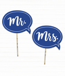 Таблички для свадебной фотосессии в морском стиле MR и MRS (02675)
