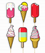 Набір аксесуарів для фотосесії "Ice cream" 6 шт (03379) 03379 фото 1