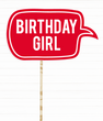 Табличка для фотосессии "Birthday girl" (02527)