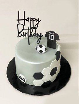 Топпер для торта "Happy birthday" черный (T-113) T-113 фото