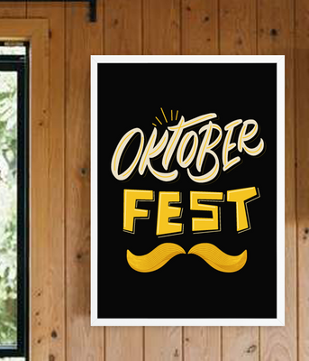 Постер "Oktoberfest" 2 размера (01282) 01282 фото