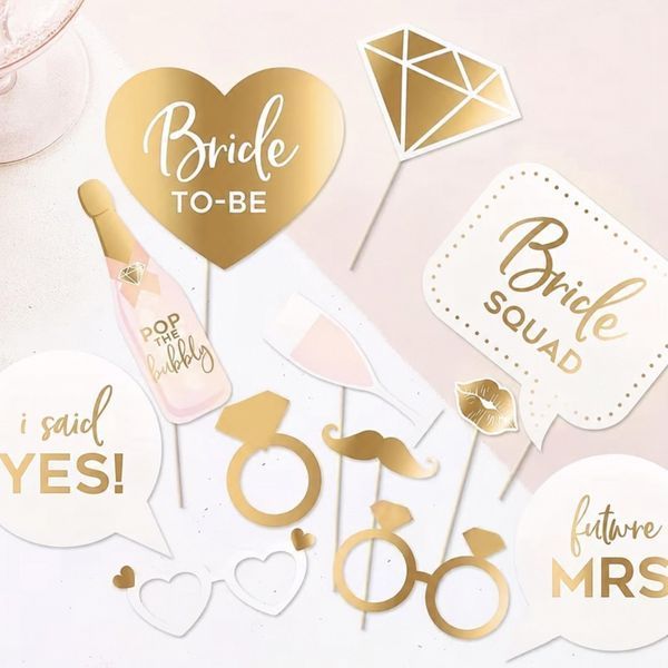 Набор фотобутафории для девичника "Bride to be" 12 шт (H70139) H70139 фото