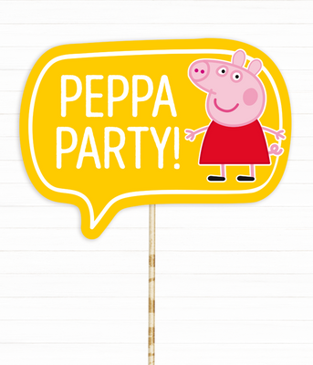 Табличка для фотосесії "Peppa Party!" (8003) 8003 фото