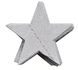 Гирлянда-звезды блестящие серебряные 10 см. 4 м (40-11) 40-11 (1) фото 2