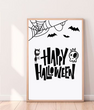 Декор-постер на Хэллоуин Happy Halloween 2 размера (H9033) H9033 (А3) фото