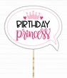 Табличка для фотосесії "Birthday Princess" (05035) 05035 фото