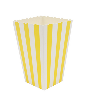 Коробочка для попкорну "Yellow stripes" (50-122) 50-122 фото