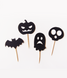 Топперы для сладостей на Хэллоуин "Halloween party" 5 шт (02599) 02599 фото 3