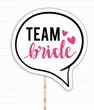 Табличка для фотосессии на девичник "TEAM BRIDE" (H001)