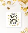 Поздравительная новогодняя открытка Happy New Year 2027 (40-84)