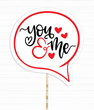 Табличка для фотосесії "You and me!" (06145)