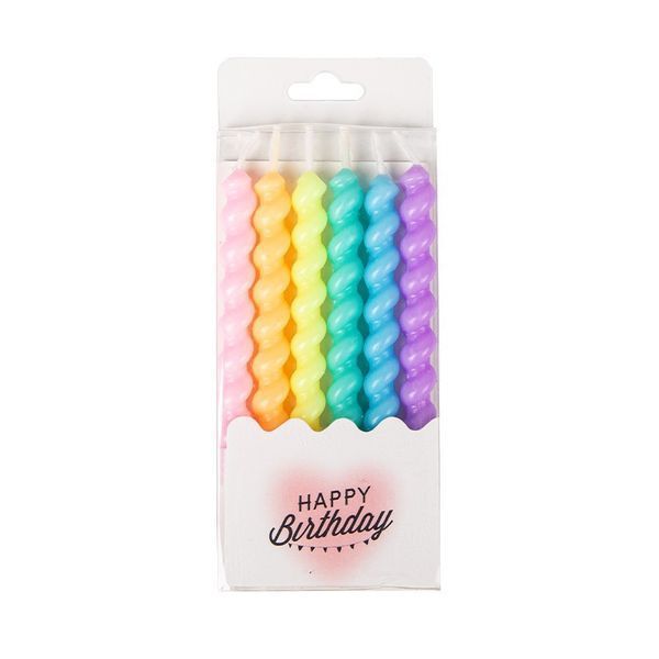 Свечи для торта "Macaroon Candles" 6 шт (CD2345) CD2345 фото