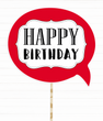Фотобутафория на день рождения – табличка "Happy Birthday" (02142)