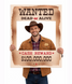 Рамка для фотосессии на вечеринке Дикий Запад "Wanted" 100x77 см (W3970) W3970 фото 3