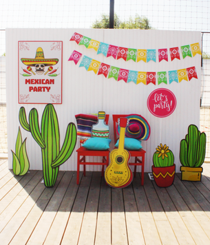 Фотозона для мексиканської вечірки "Mexican Party" оренда Київ (05099) 05099 фото