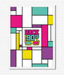 Декор-постер для вечеринки в стиле 90-х "Back to the 90's" 2 размера без рамки (04201)