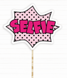 Табличка для фотосесії "SELFIE" (02978) 02978 фото