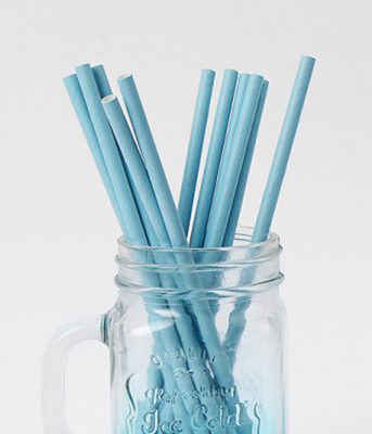 Бумажные трубочки "Blue" (10 шт.) straws-16 фото