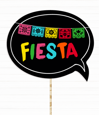Табличка для фотосессии на мексиканской вечеринке "Fiesta" (06166) 06166 фото