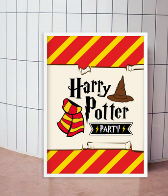 Постер для свята "Harry Potter" 2 розміри (02215) 02215 фото