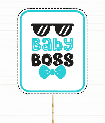 Табличка для фотосесії "Baby Boss" (09013) 09013 фото