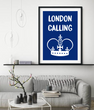Постер для британской вечеринки "LONDON CALLING" 2 размера (L-203)