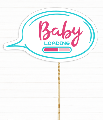 Табличка для фотосесії "Baby Loading" (09012) 09012 (1) фото