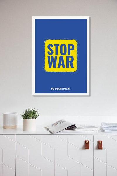 Плакат Stop War (2 розміри) 02124 фото