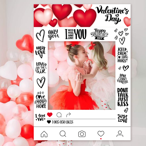 Бесплатные открытки и рамки на День Валентина с вашим фото