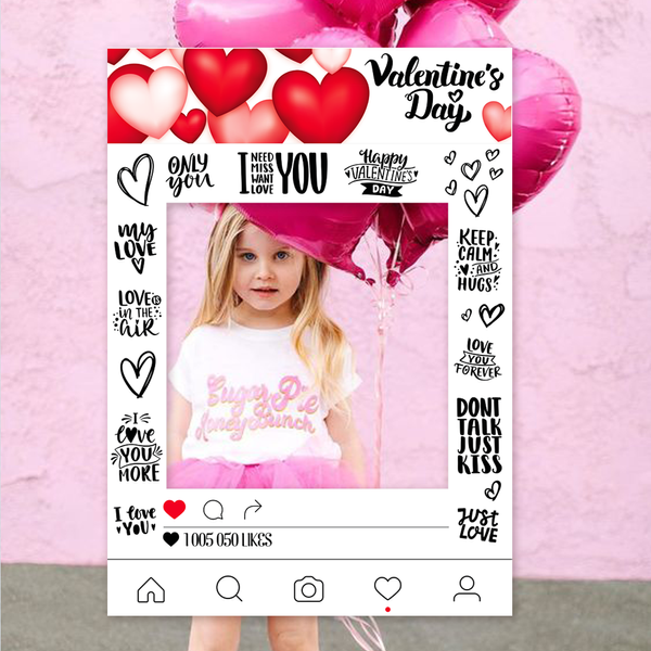 Инстаграм-рамка для фотосессии "Valentine's Day" (различные размеры) 03454 фото