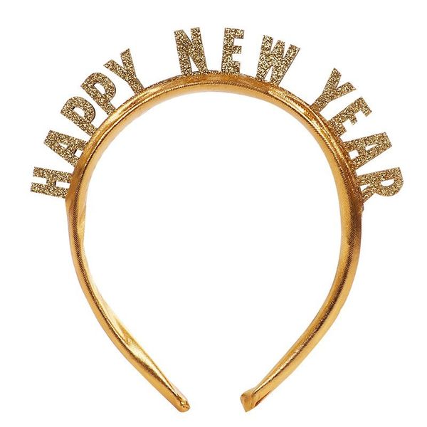Новорічний аксесуар для волосся-обруч "Happy New Year" (H113) H113 фото