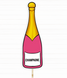 Аксесуар для фотосесії "Пляшка шампанського" (02988) 02988 фото 1