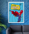 Постер для праздника супергероев "Superhero Party" (2 размера)