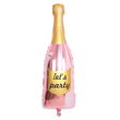 Большой воздушный шар "Бутылка шампанского Let's Party" 90x40 см (B022023)
