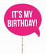 Табличка для фотосесії на день народження "It's my birthday!" (02450) 02450 фото 1