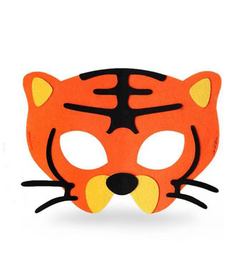 Детская маска "Тигр" фетровая (M80802023) M80802023 фото