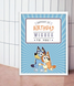 Постер для дитячого свята з Bluye "Best Birthday wishes" 2 розміри (BL1210) BL1210 (A3) фото 1