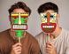 Набір фотобутафорії для гавайської вечірки "Tiki Masks" (6 шт.) 03469 фото 2
