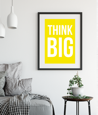 Постер "Think BIG" (2 размера) 02539 фото