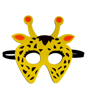 Дитяча маска з фетру "Жираф" 0192 фото