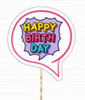 Табличка для фотосессии "Happy Birthday" (06148)