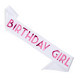 Лента через плечо на день рождения Birthday girl (02184)