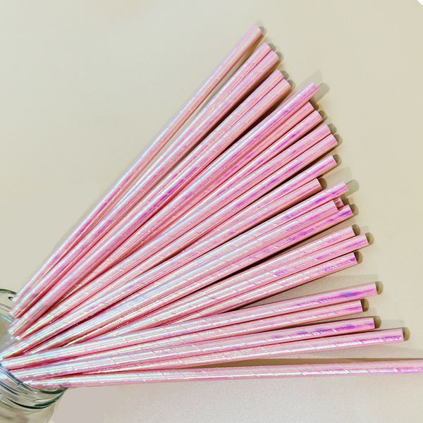 Бумажные трубочки "Pink pearl" 10 шт (0205649) 0205649 фото
