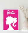 Постер для вечеринки Барби "Barbie" 2 размера (B01072023)