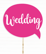Табличка для свадебной фотосессии "Wedding" (01213)