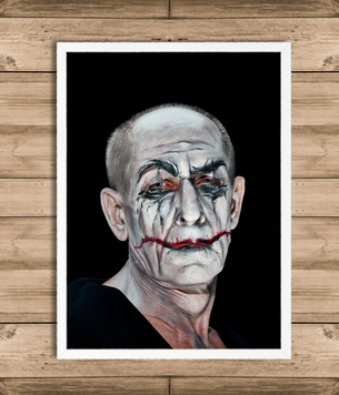 Постер на Хелловін "Bloody portrait" 2 розміри (H1107) H1107 фото