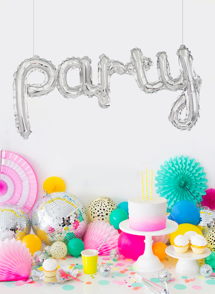 Большой воздушный шар-надпись "Party" 65x105 см (B322023) B322023 фото