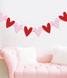 Гірлянда з великих сердець на День Святого Валентина Red and Pink Hearts (8 шт.) VD-770 фото 2