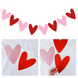 Гірлянда з великих сердець на День Святого Валентина Red and Pink Hearts (8 шт.) VD-770 фото 8